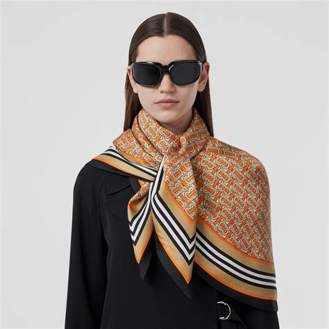 Burberry silk scarves for women